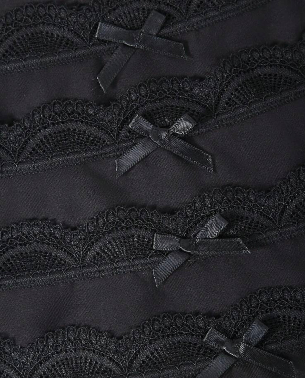 Blossom Briefs Pack of 3 - Soft Comfortable Women's Underwear with Elegant Lace Trim for Everyday Wear